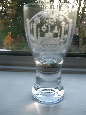 £25 • Buy Masonic  Bohemian Wine Glass Engraved With George Washingtons Apron
