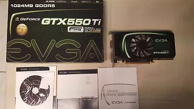 EVGA NVIDIA GeForce GTX 550 Ti (01G-P3-1556-KR) 1GB GDDR5 SDRAM PCI Express X16 • $20