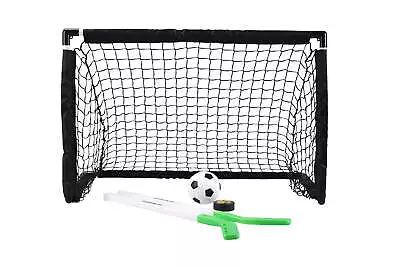 Mini 2-in-1 Dual Sports Soccer And Hockey Goal Set 3' X 2' Hot • $25.89