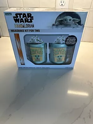 Star Wars The Mandalorian Milkshake Kit For Two Nib Baby Yoda Grogu • $23.76