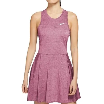 £63.75 • Buy Nike Court Dri-Fit Advantage Tennis Dress - Pink/Grey - Extra Large - CV4692-698