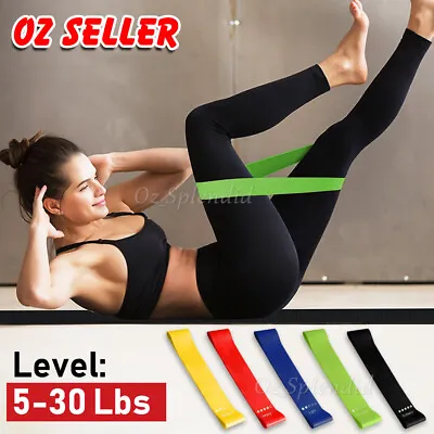 $10.95 • Buy 5PCS Resistance Band Power Heavy Strength Exercise Fitness Gym Crossfit Yoga Set
