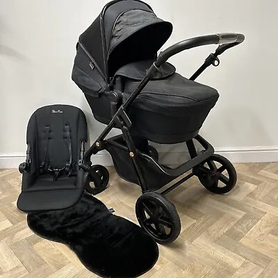 Silver Cross Pioneer Pushchair (Travel System) Special Edition Eclipse 🖤💕 • £437.50