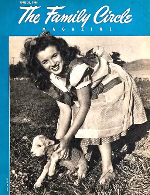 MARILYN MONROE NORMA JEAN 1st Cover Only FAMILY CIRCLE Mag 11x14 Print Apr 1946 • $5