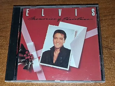 Elvis Presley  Memories Of Christmas  CD 8 Songs 1987 BMG W/ Holiday Message • $2.99