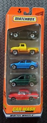 $7.99 • Buy VINTAGE Matchbox Car Wash 5 Pack Bel Air, Mustang, Ford Pick Up, Mercedes, BMW