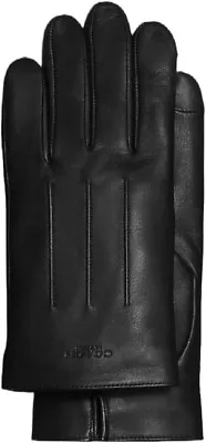 Coach Men's Basic Leather Gloves In Nappa Leather (Black Xtra Large) • $78.99