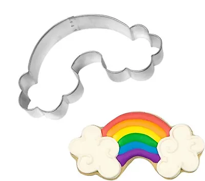 Fantasy Set 3PC Fondant Cookie Cutter Set Unicorn Cloud Rainbow Cookie Cutters • $10.85