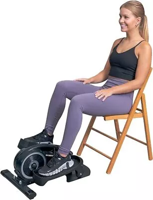 Under Desk Elliptical Machine For Home Office 2-in-1 Seated Standing Black • $119.99