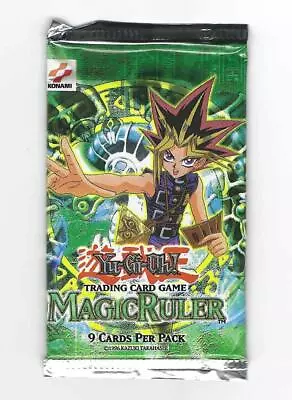 Yu-Gi-Oh MAGIC RULER 9-Card Booster Pack--Factory Sealed--Plus BCW Deck Guards • $34.99
