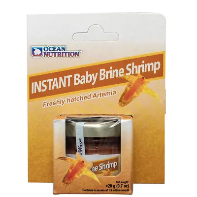 Ocean Nutrition Instant Baby Brine Shrimp 20g (0.7oz) Freshly Hatched Artemia • £18.31