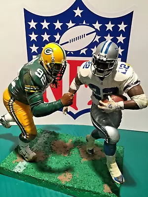 Mcfarlane Nfl Dallas Cowboys Emmitt Smith Green Bay Packers Reggie White Hof Wow • $74.99