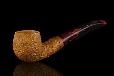 Block Meerschaum Pipe Brown Hand Carved  Tobacco Pfeife Smoking 海泡石 With Case • $168.40