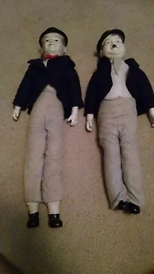 Laurel And Hardy Vintage Porcelain Dolls  • £38.57