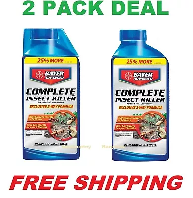 2 PACK - Bayer Advanced Complete Insect Killer For Soil Turf Concentrate 80 Oz • $39.99