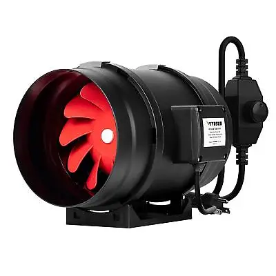 VIVOSUN 4/6/8 Inline Duct Fan Ventilation HVAC Exhaust Blower W/Speed Controller • $45.49