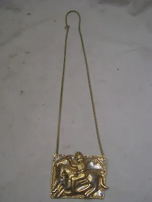 Rare Vintage MMA 1977 Thracian Hunter Pendant Metropolitan Museum Art Necklace • $148.75