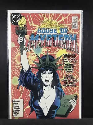 Elvira’s House Of Mystery 8 DC Comics 1986 Statue Of Liberty Cover VF+ • $14.99