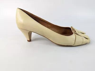 Marta Jonsson Leather Mid Heel Shoes Uk 5 Eu 38 Worn Once • £19.99