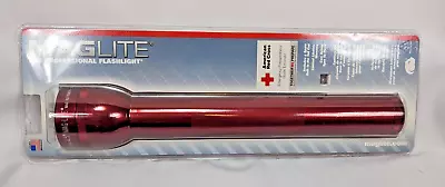 Maglite S3D036 Mag-lite Flashlight 3D-Cell Red • $35.99