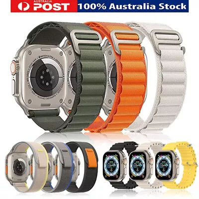 $5.99 • Buy Apple Watch Band Strap Series 9 8 7  40 44 41 45 49mm Alpine Trail Loop IWatch