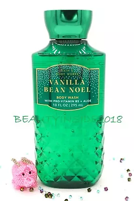 Bath And Body Work  VANILLA BEAN NOEL Body Wash 10 Fl Oz / 295 ML NEW • $14.95