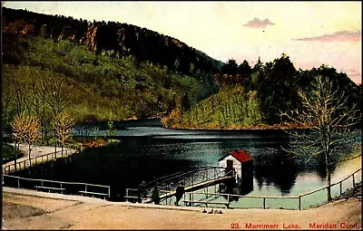 Kappys Antique Post Card Merrimerr Lake Meridan Ct Pc215 • $8.95