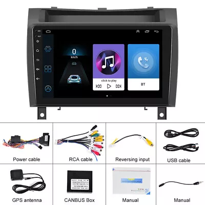 9inch Android 10.1 Car GPS Stereo Radio Navigation For 04-11 Mercedes-Benz SLK/C • $154.85