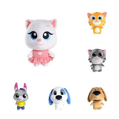 Talking Tom Cat Plush Doll Kids Toys Cartoon Animal Dog Toddler Birthday Gift • £12.45