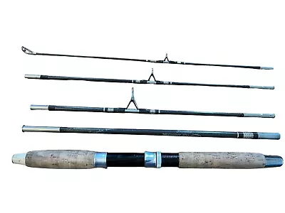 True Temper Traveller 225T Tungsten Carbide Fishing Rod Pole 5 Piece 6 1/4' Hike • $59.99