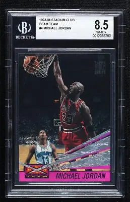 1993-94 Topps Stadium Club Beam Team Michael Jordan #4 BGS 8.5 HOF • $224.50