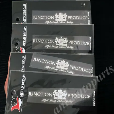 4xChrome JP Junction Produce VIP JDM Japan Car Emblems Badge Decal Stickers • $12.90