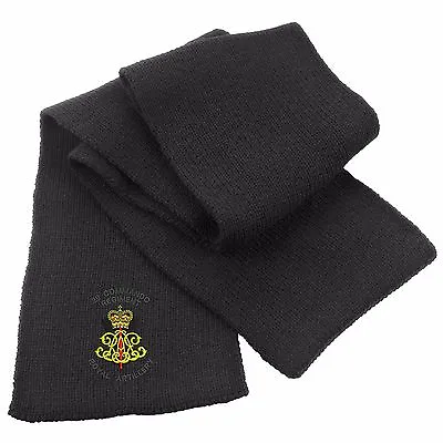 OFFICIAL  29 Commando Royal Artillery Embroidered Heavy Knit Scarf • £20.95