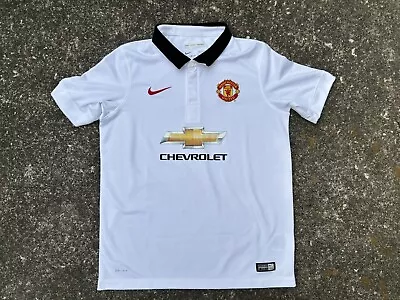 FC Manchester United 2014/2015 Away Jersey Nike Shirt Chevrolet Youth XL • $29.99