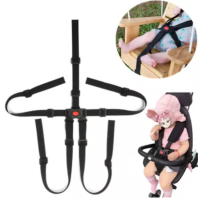 Baby Kids High Chair Straps Adjustable 5 Point Harness Baby Safety Strap Belt • £4.38