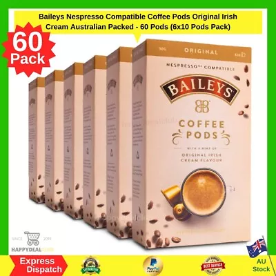 60 Pack Baileys Original Nespresso Compatible Coffee Pods Original Irish Cream • $47.99