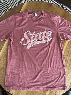 State Brewing Co Craft Beer T-Shirt Los Angeles Ca Men's Rust Size L • $9.99