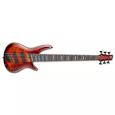 Ibanez SRMS806 Brown Topaz Burst BTT 6-String Multi Scale Bass SR - BRAND NEW • $1095