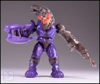 Halo Mega Bloks Covenant Purple Elite Combat Flood Form Mini Figure 96929 • $46.51