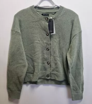 Marco Polo Women's Cardigan - Dried Sage - Size XS • £50