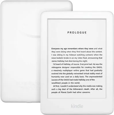 Amazon Kindle 10th Gen 8GB WiFi 6  White E-Reader - Acceptable • $62.99