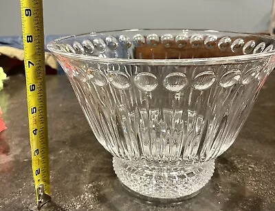 Vintage Shannon Crystal Bowl.  Never Used.  Approx.  11” Round X 7 1/4” Tall. • $27.97