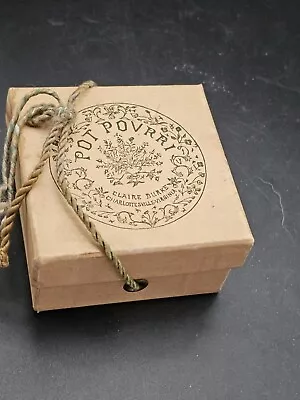 VINTAGE Claire Burke Original Pot Pourri Hand Soap Cake NOS In Box • £14.46