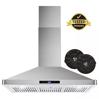 36 Inch Ductless Wall Mount Exhaust Hood Vent Hood [open Box] Stainless Steel • $172.23