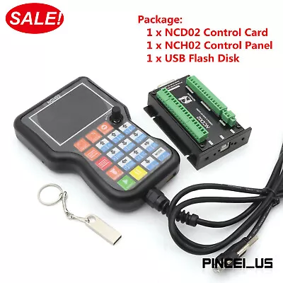 Mach3 USB CNC Controller 3 Axis CNC Controller NCH02 Offline Stand Alone NC Card • $315