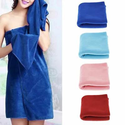 Large Quick Drying Microfibre Towel For Travel Swimming Gym Sports Yoga Dry UK • £5.99