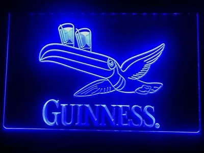 Guinness Toucan Led Neon Light Sign Beer Bud Bar Pub Decor Sport Gift Advertise • $45.96