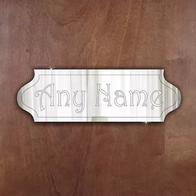 £9 • Buy PERSONALISED Home Office School Door Sign Plaque SignageAcrylicMirror Harrington