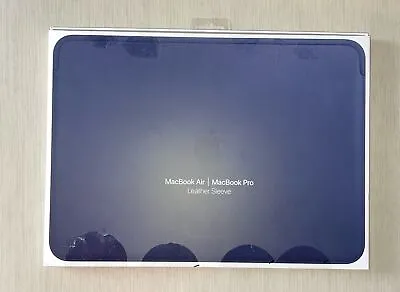 Apple MacBook Pro Air 13   Leather Sleeve Midnight Blue MRQL2ZM/A • $36.99