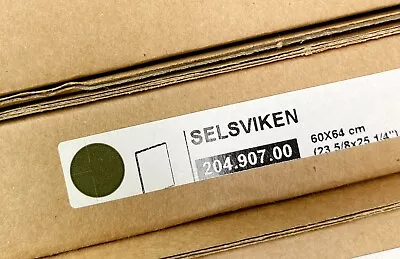 Ikea SELSVIKEN Door High Gloss Dark Olive-Green 23 5/8x25 1/4  204.907.00 - NEW • £115.81